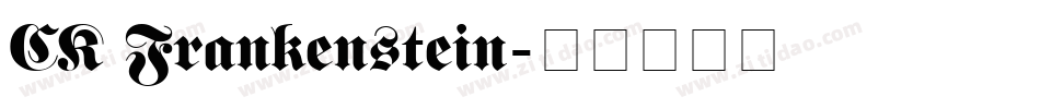 CK Frankenstein字体转换